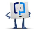 The Cologuard mascot standing with his hands on his hips.