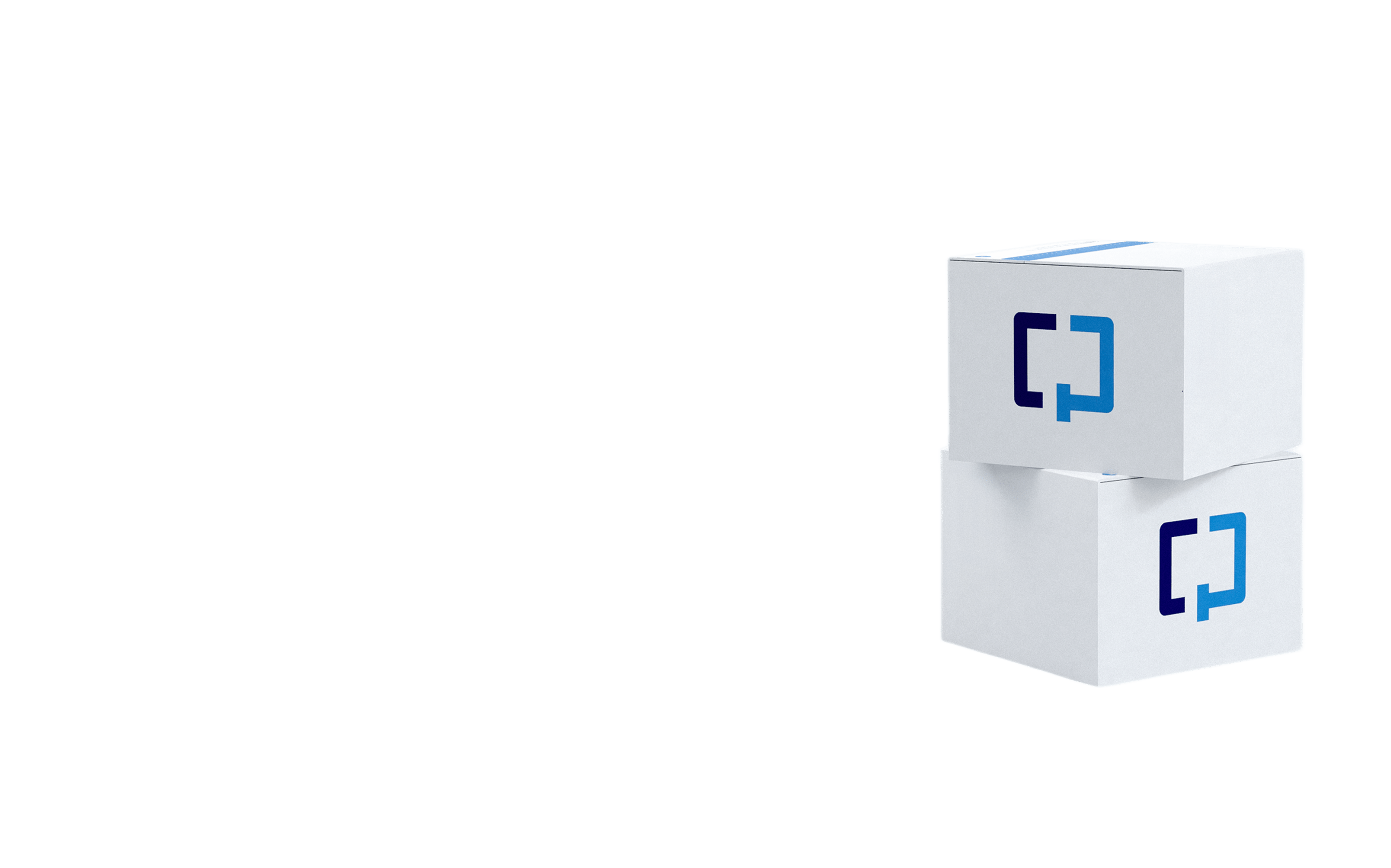 Cologuard boxes stacked.