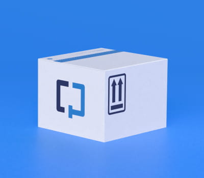 La caja de Cologuard mostrando su logo en uno de sus lados.