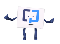 The Cologuard mascot  with his arms out giving two thumbs up