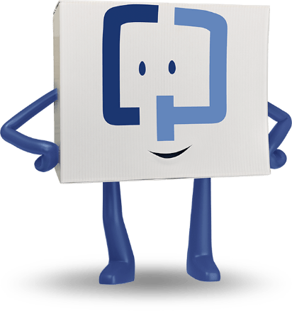smiling Cologuard character with hands on hips